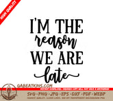 Late Baby SVG Design SVG